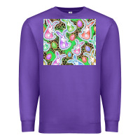 Purple Easter bunny and egg Premium Sweatshirt - CowGirlArtShop