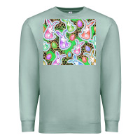 Seafoam Easter bunny and egg Premium Sweatshirt - CowGirlArtShop