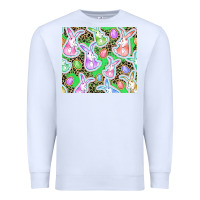 White Easter bunny and egg Premium Sweatshirt - CowGirlArtShop