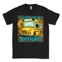 Black student delivery specialist Classic Tee - NancyCooperArtShop