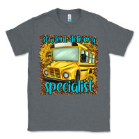Charcoal Heather student delivery specialist Classic Tee - NancyCooperArtShop