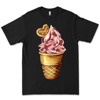 Black ice cream fast food Premium Tee - AdoDesignShop