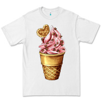 White ice cream fast food Premium Tee - AdoDesignShop