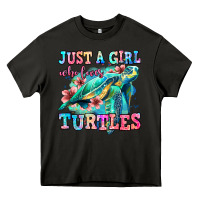 Asphalt just a girl who loves turtles Heavy Core Tee - Jasminsmagicworld