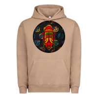 Pigment Burro african masks round earrings 2 Urban Hoodie - BundleAndBundleShop