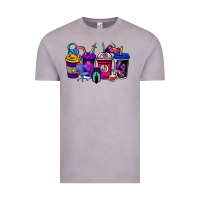 Vintage Zinc gaming coffee cups Vintage Tee - NancyCooperArtShop