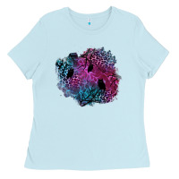 Baby Blue halloween patch  1 Ladies Tee - BundleAndBundleShop