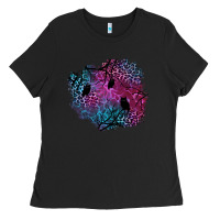 Black halloween patch  1 Ladies Tee - BundleAndBundleShop