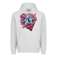 Dove Grey Let's go girls pink Valentine's Day Premium Hoodie - HowdyJamesFarm