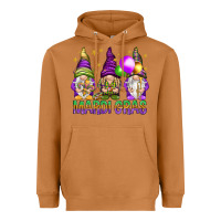 Meerkat mardi gras with gnomies Heavyweight Hoodie - HowdyJamesFarm
