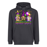 Smoke mardi gras with gnomies Heavyweight Hoodie - HowdyJamesFarm