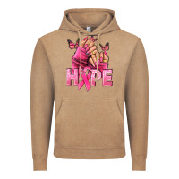 Vintage Coffee Hope Breast Cancer Caucasian hand nails Vintage Hoodie - NancyCooperArtShop
