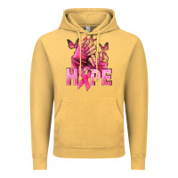Vintage Mustard Hope Breast Cancer Caucasian hand nails Vintage Hoodie - NancyCooperArtShop