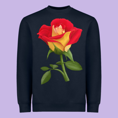 Ketchup And Mustard Rose Heavyweight Sweatshirt Designed By Lillyallendesigns