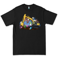 Black easter excavator gnome egg leopard Premium Tee - Artiststas