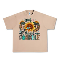 Burro with god all things are possible malias Urban Heavy Tee - MaliasSmallBusiness