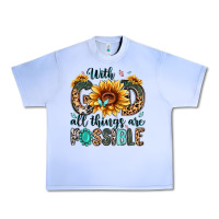Grape Ice with god all things are possible malias Urban Heavy Tee - MaliasSmallBusiness