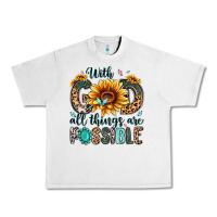 Lunar Rock with god all things are possible malias Urban Heavy Tee - MaliasSmallBusiness