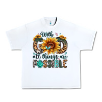White with god all things are possible malias Urban Heavy Tee - MaliasSmallBusiness