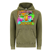 Vintage Olive Loaded Tea Junkie Vintage Hoodie - Jasminsmagicworld