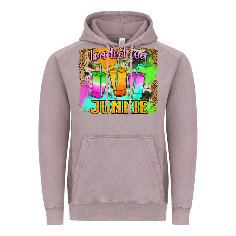 Loaded Tea Junkie Vintage Hoodie by Jasminsmagicworld | Teevron