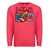 Cardinal Football mom red and blue team color mother's day Premium Sweatshirt - HowdyJamesFarm