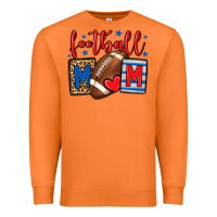 Carrot Football mom red and blue team color mother's day Premium Sweatshirt - HowdyJamesFarm