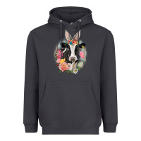 Smoke Happy Easter Cow Easter Day Heavyweight Hoodie - CowGirlArtShop