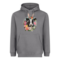 Storm Happy Easter Cow Easter Day Heavyweight Hoodie - CowGirlArtShop