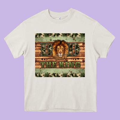 Dad The King Heavy Core Tee Designed By Artiststas