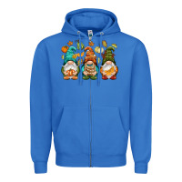 True Royal Fall gnomes Zipper Hoodie - NancyCooperArtShop