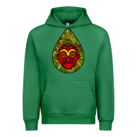 Emerald african masks teardrop  7 Urban Hoodie - BundleAndBundleShop