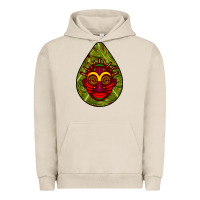 Pigment French Oak african masks teardrop  7 Urban Hoodie - BundleAndBundleShop