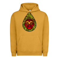 Pigment Peanut Butter african masks teardrop  7 Urban Hoodie - BundleAndBundleShop