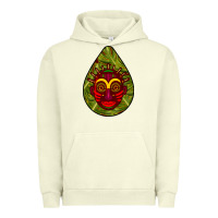 Pigment Pistachio african masks teardrop  7 Urban Hoodie - BundleAndBundleShop