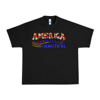 Black America the beautiful Urban Heavy Tee - NancyCooperArtShop