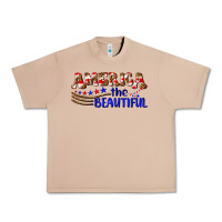 Burro America the beautiful Urban Heavy Tee - NancyCooperArtShop