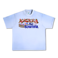 Grape Ice America the beautiful Urban Heavy Tee - NancyCooperArtShop