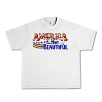 Lunar Rock America the beautiful Urban Heavy Tee - NancyCooperArtShop