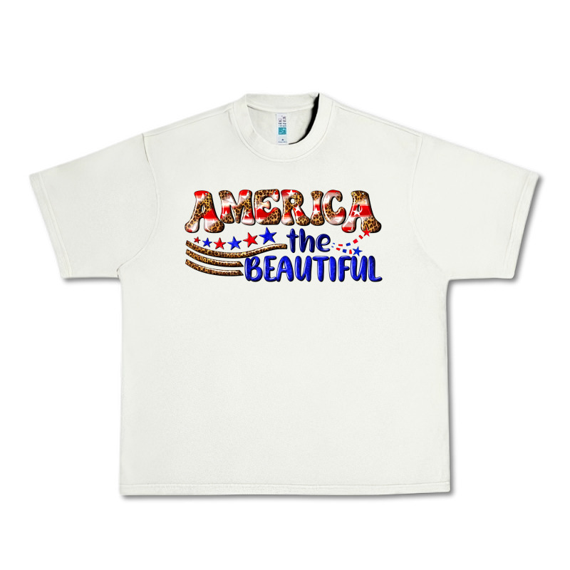 America The Beautiful Urban Heavy Tee by NancyCooperArtShop | Teevron