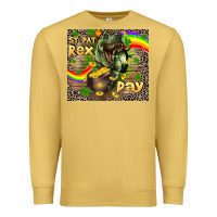 Antique Gold St. Pat Rex Day Premium Sweatshirt - CowGirlArtShop