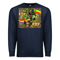 Navy St. Pat Rex Day Premium Sweatshirt - CowGirlArtShop