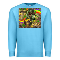 Ocean Blue St. Pat Rex Day Premium Sweatshirt - CowGirlArtShop