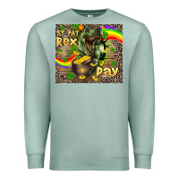 Seafoam St. Pat Rex Day Premium Sweatshirt - CowGirlArtShop