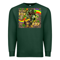 Sports Green St. Pat Rex Day Premium Sweatshirt - CowGirlArtShop