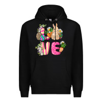 Black Love Easter Day Premium Hoodie - HowdyJamesFarm