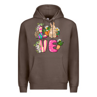 Coffee Love Easter Day Premium Hoodie - HowdyJamesFarm