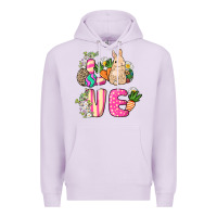 Lilac Love Easter Day Premium Hoodie - HowdyJamesFarm