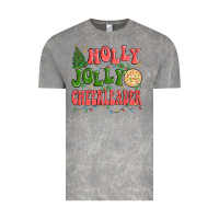 Cloud Rock holly jolly cheerleader Vintage Tee - MaliasSmallBusiness