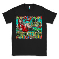 Black Just A Girl Who Loves Christmas Classic Tee - CowhideDigitalArt